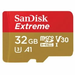 SanDisk Extreme MicroSDHC 32GB - 100MB/s, U3, UHS-I - Cartes Mémoire