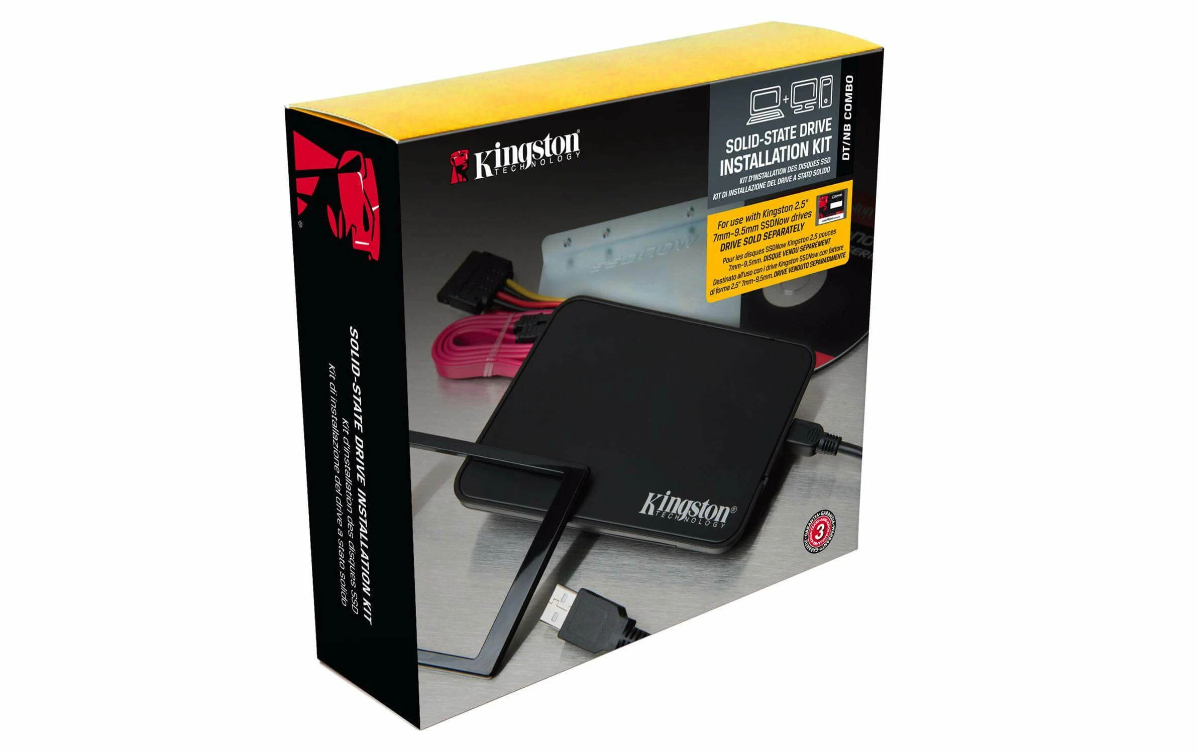 Kingston Kits De Montage SSD Installation Kit - Accessoires Supports De Mémoire – Image 3