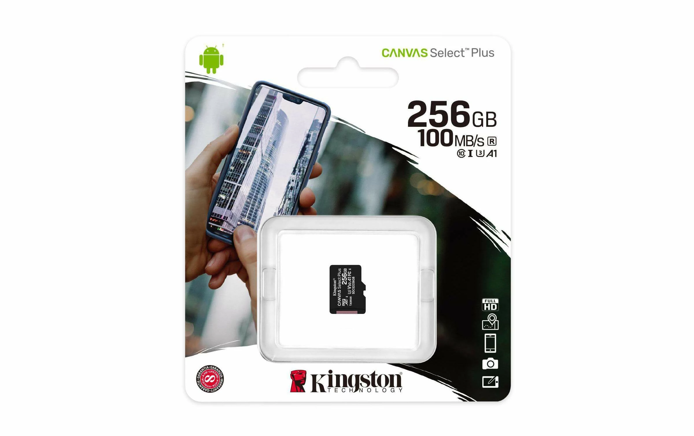 Kingston Carte MicroSDXC Canvas Select Plus 256 GB - Cartes Mémoire – Image 2
