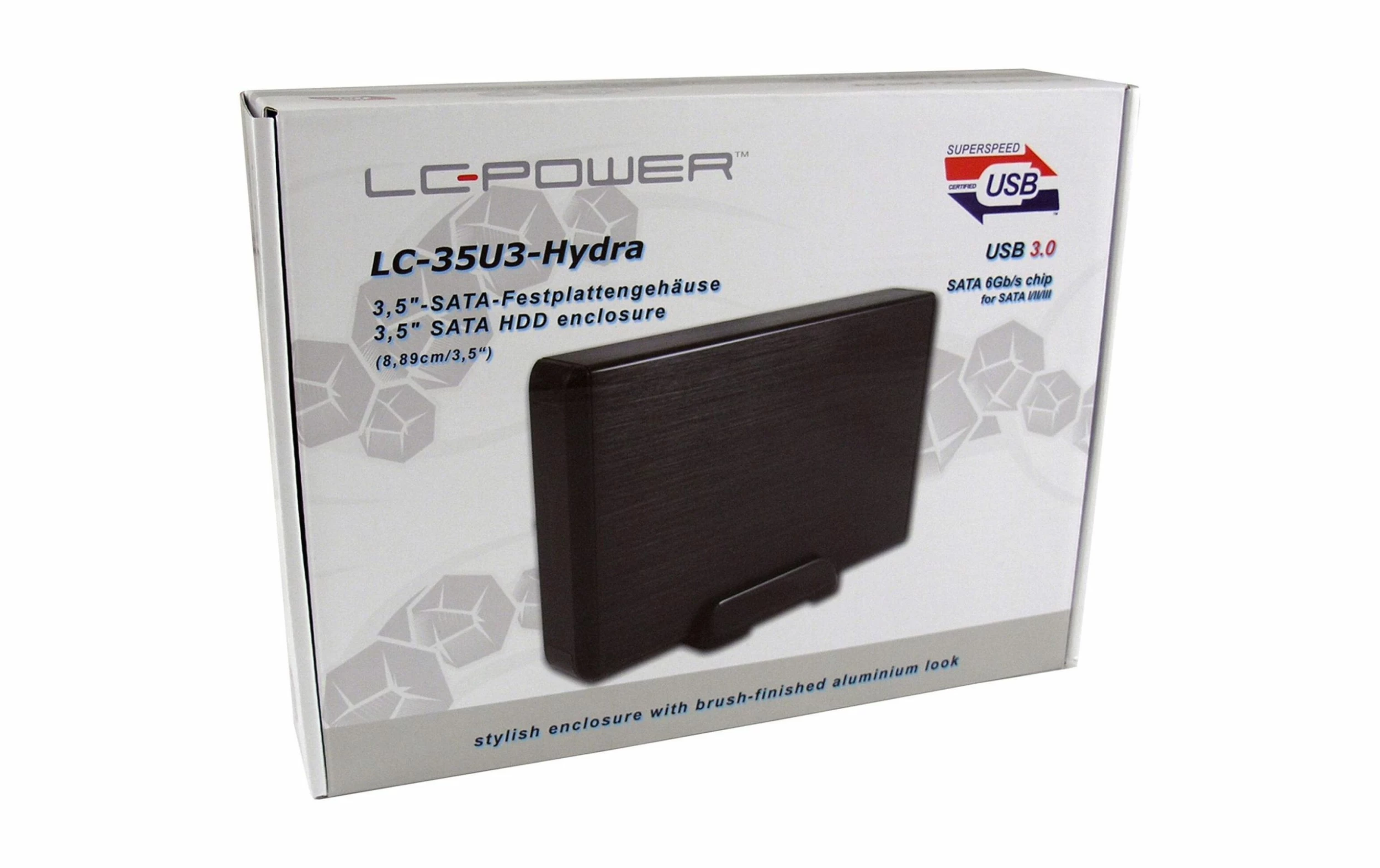LC-Power Disques Durs Externes Boîtier Externe LC-35U3-Hydra 3.5 – Image 3