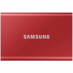 Samsung Portable T7 1000 GB Rouge - SSD Externe - SSD (Solid State Disks)
