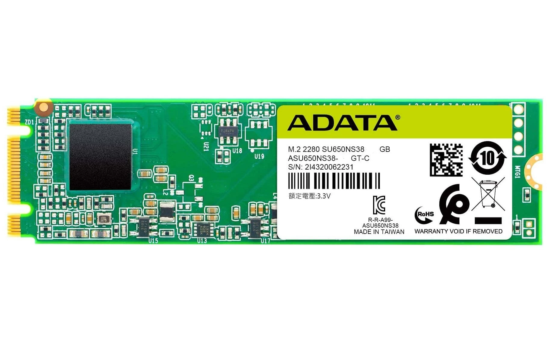 ADATA SSD Ultimate SU650 M.2 2280 SATA 240 GB - SSD (Solid State Disks)