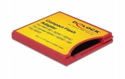 DeLock Adaptateur CF Type II Compact Flash II Pour Cartes SD - Cartes Mémoire