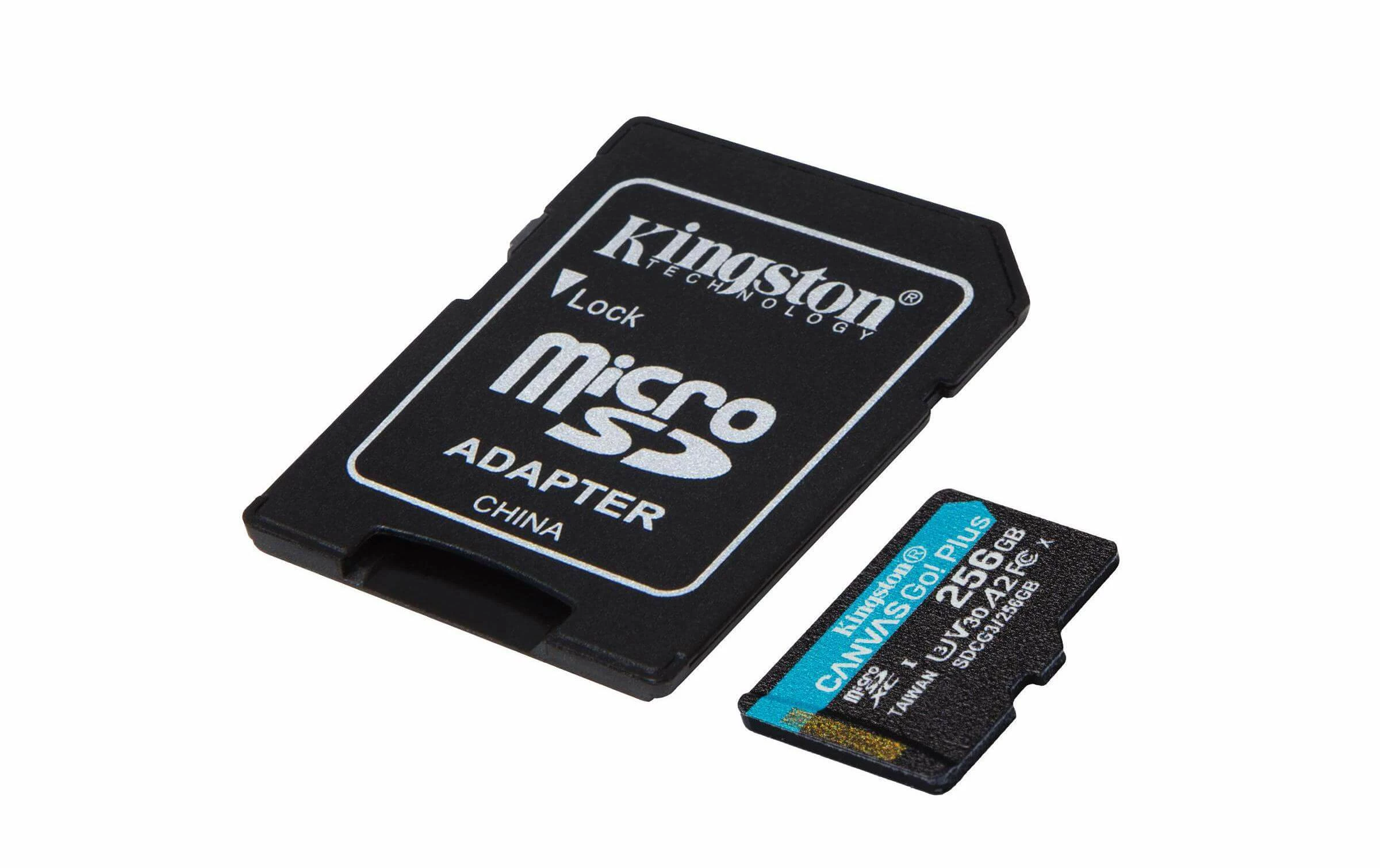 Kingston Carte MicroSDXC Canvas Go! Plus 256 GB - Cartes Mémoire – Image 3
