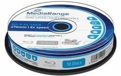 MediaRange BD-R 50 GB, Tour (10 Pièce/s) - Disques