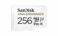 SanDisk Carte MicroSDXC High Endurance UHS-I 256 GB - Cartes Mémoire