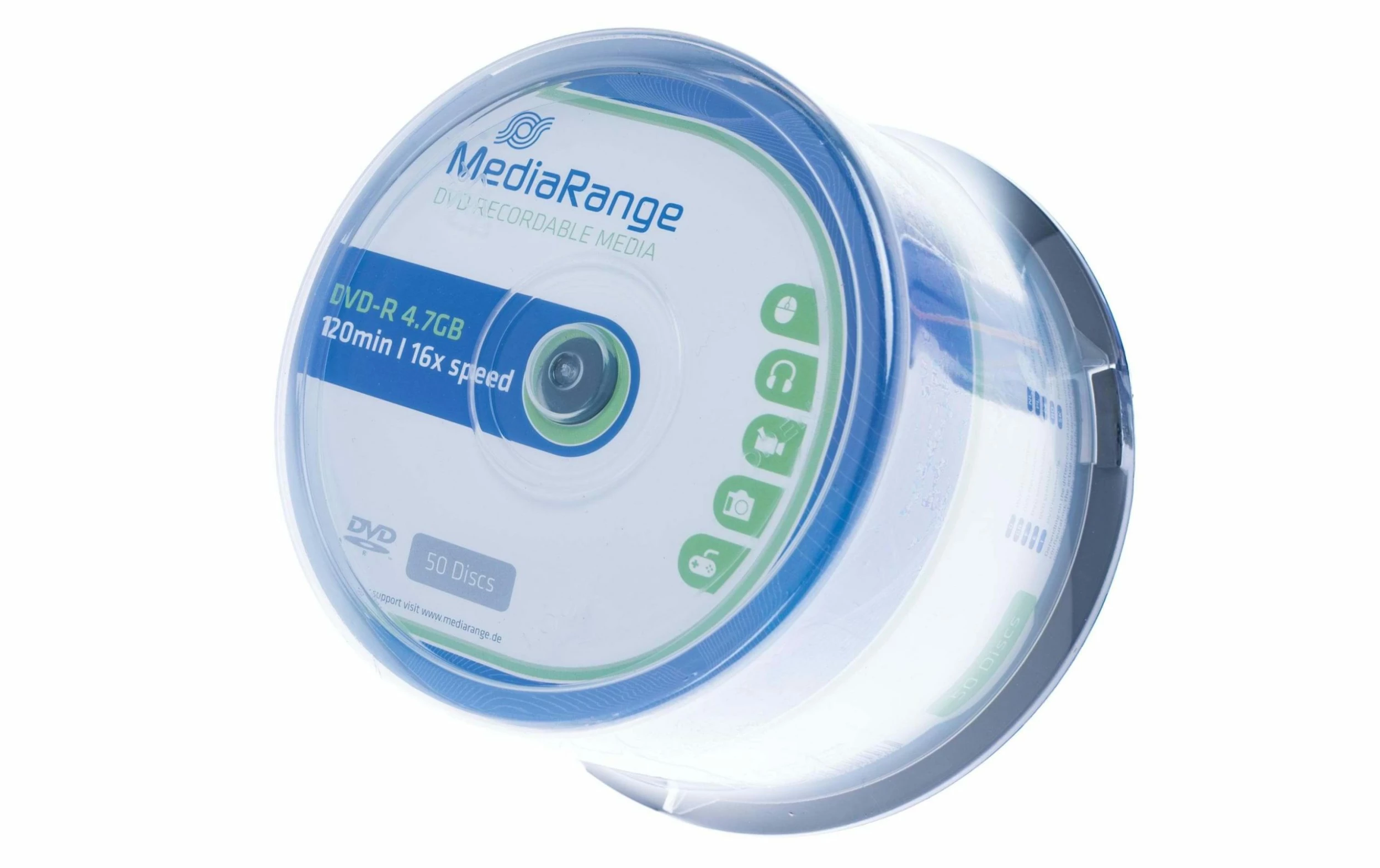 MediaRange DVD-R Support 4,7 Go, Broche (50 Pièces) - DVD-R – Image 2