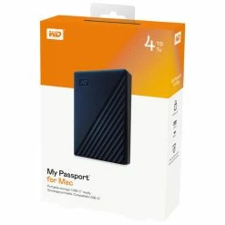 WD My Passport Mac 4 TB - Disque Dur Externe - Disques Durs Externes