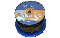 VERBATIM DVD-R 4.7 GB, Tour (50 Pièce/s) - Disques