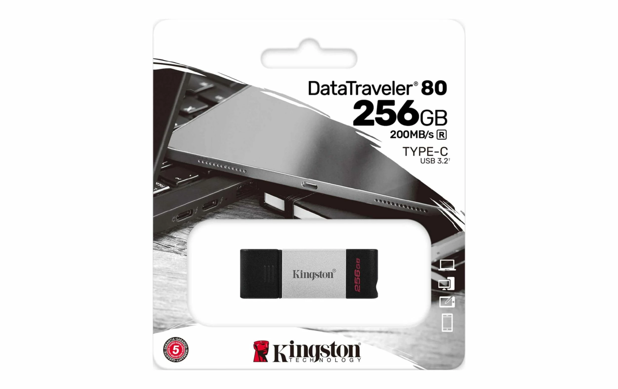 Kingston Clé USB DataTraveler 80 256 GB - Sticks USB – Image 2