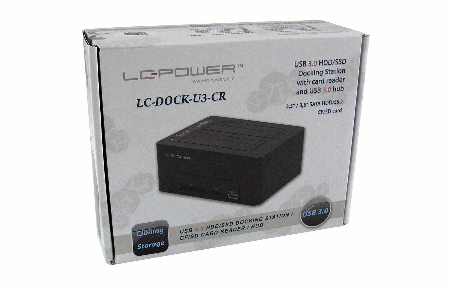 LC-Power Station D'accueil Et De Clonage LC-DOCK-U3-CR - Accessoires Supports De Mémoire – Image 2