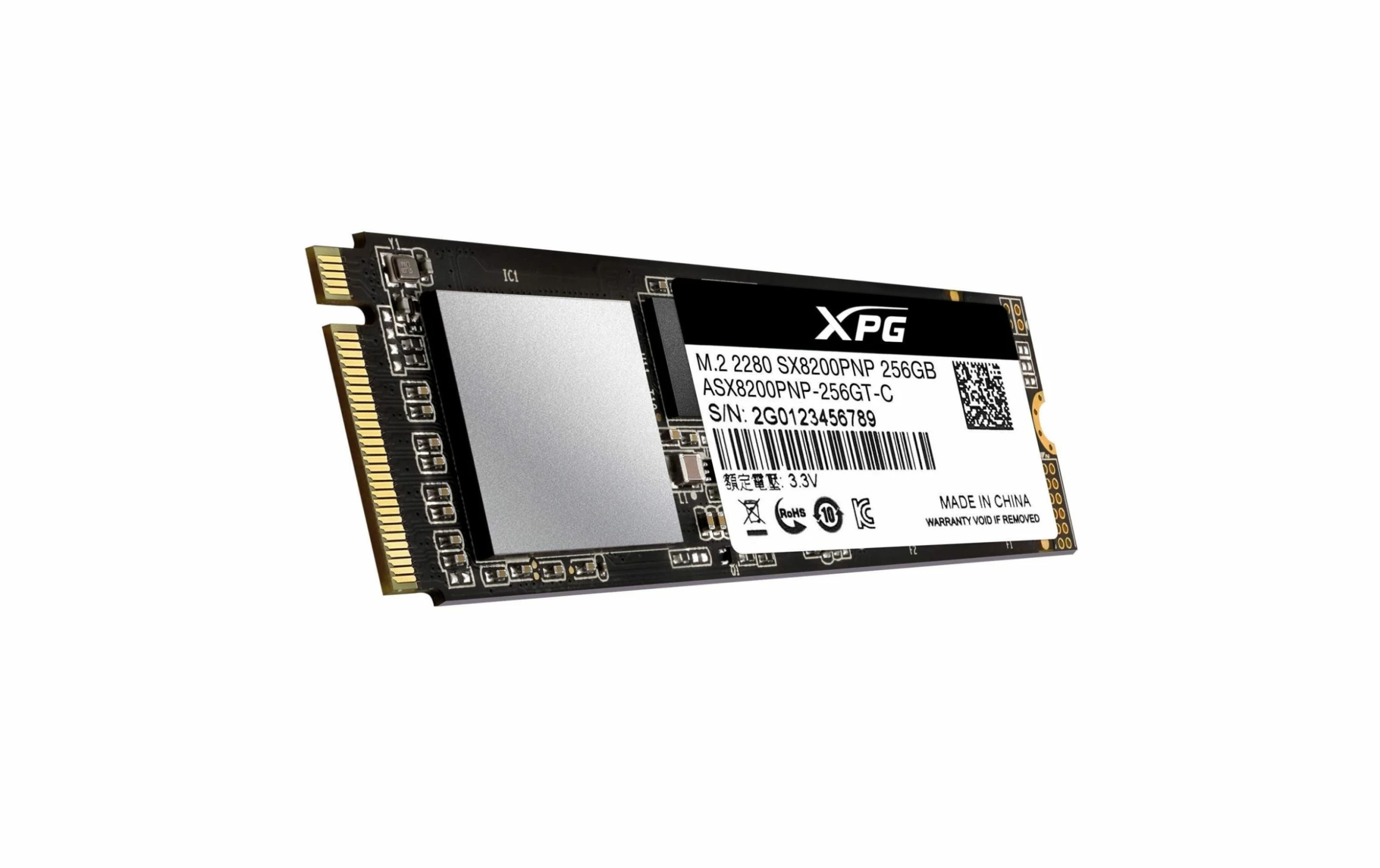 ADATA SSD XPG SX8200 Pro M.2 2280 NVMe 256 GB - SSD (Solid State Disks)
