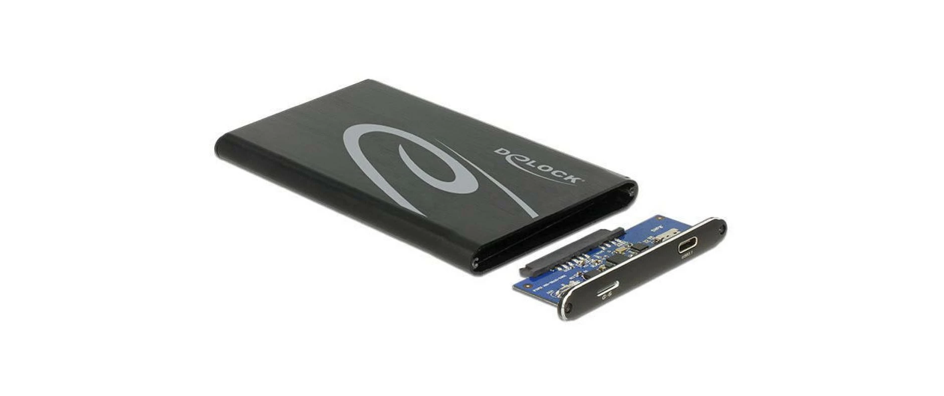 DeLock Disques Durs Externes Boîtier Externe USB 3.1 Gen2 - SATA HDD/SSD 2.5 – Image 2