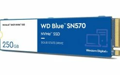 Western Digital SSD WD Blue SN570 M.2 2280 NVMe 250 GB - SSD (Solid State Disks)