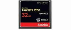 SanDisk Carte CF Extreme Pro 32 GB - Cartes Mémoire