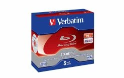 VERBATIM BD-RE 50 GB, Boîte à Bijoux (5 Pièce/s) - Disques