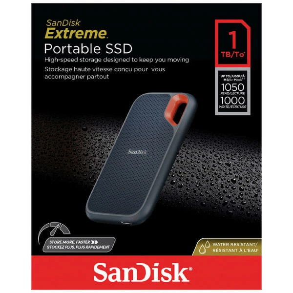 SanDisk Extreme Portable SSD 1000 GB V2 - SSD Externe - SSD (Solid State Disks) – Image 3