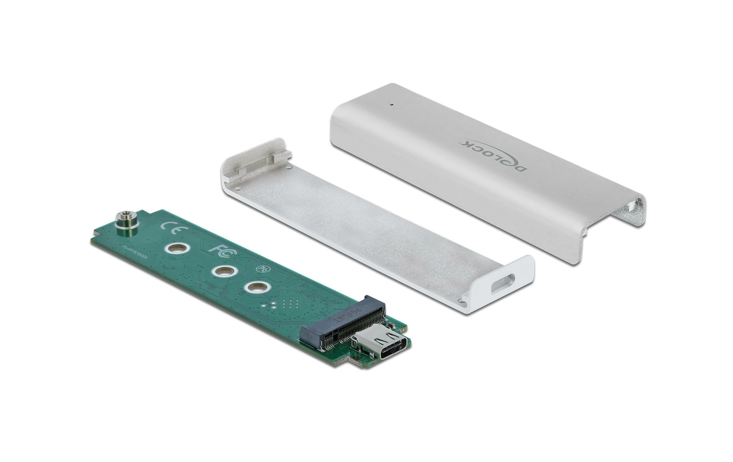 DeLock Boîtier Externe USB-C - M.2 Key-M, NVME Externe - Disques Durs Externes – Image 2