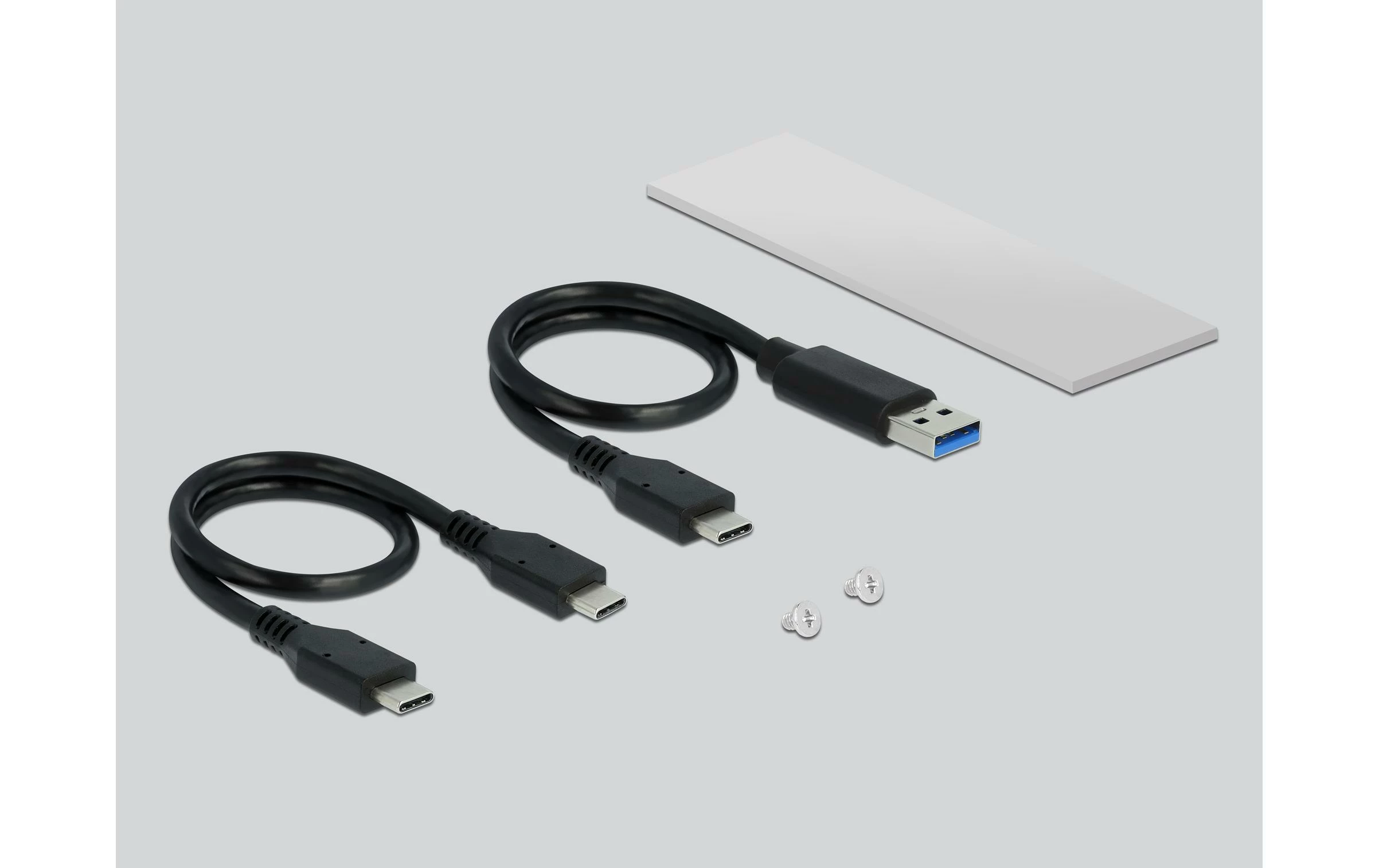 DeLock Boîtier Externe USB-C - M.2 Key-M, NVME Externe - Disques Durs Externes – Image 3