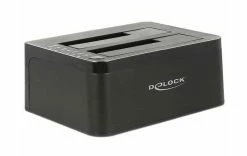 DeLock Station D’accueil Et De Clonage Dual SATA - Accessoires Supports De Mémoire