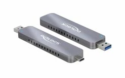 DeLock Boîtier Externe USB-A/C - NVME M.2 SSD - Disques Durs Externes