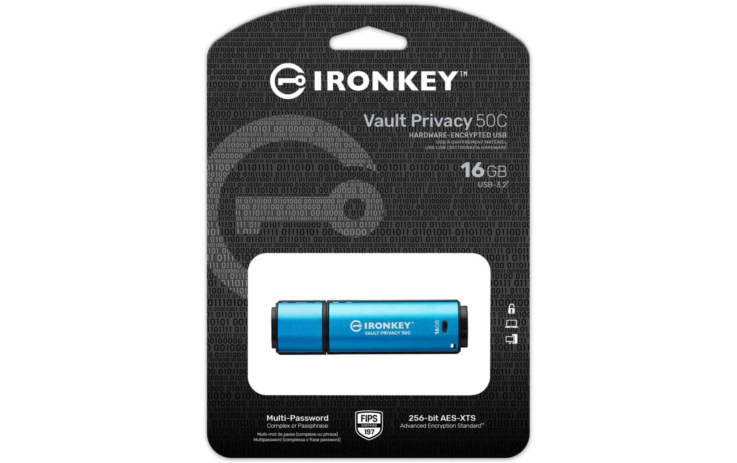 Kingston Clé USB IronKey Vault Privacy 50C 16 GB - Sticks USB – Image 3