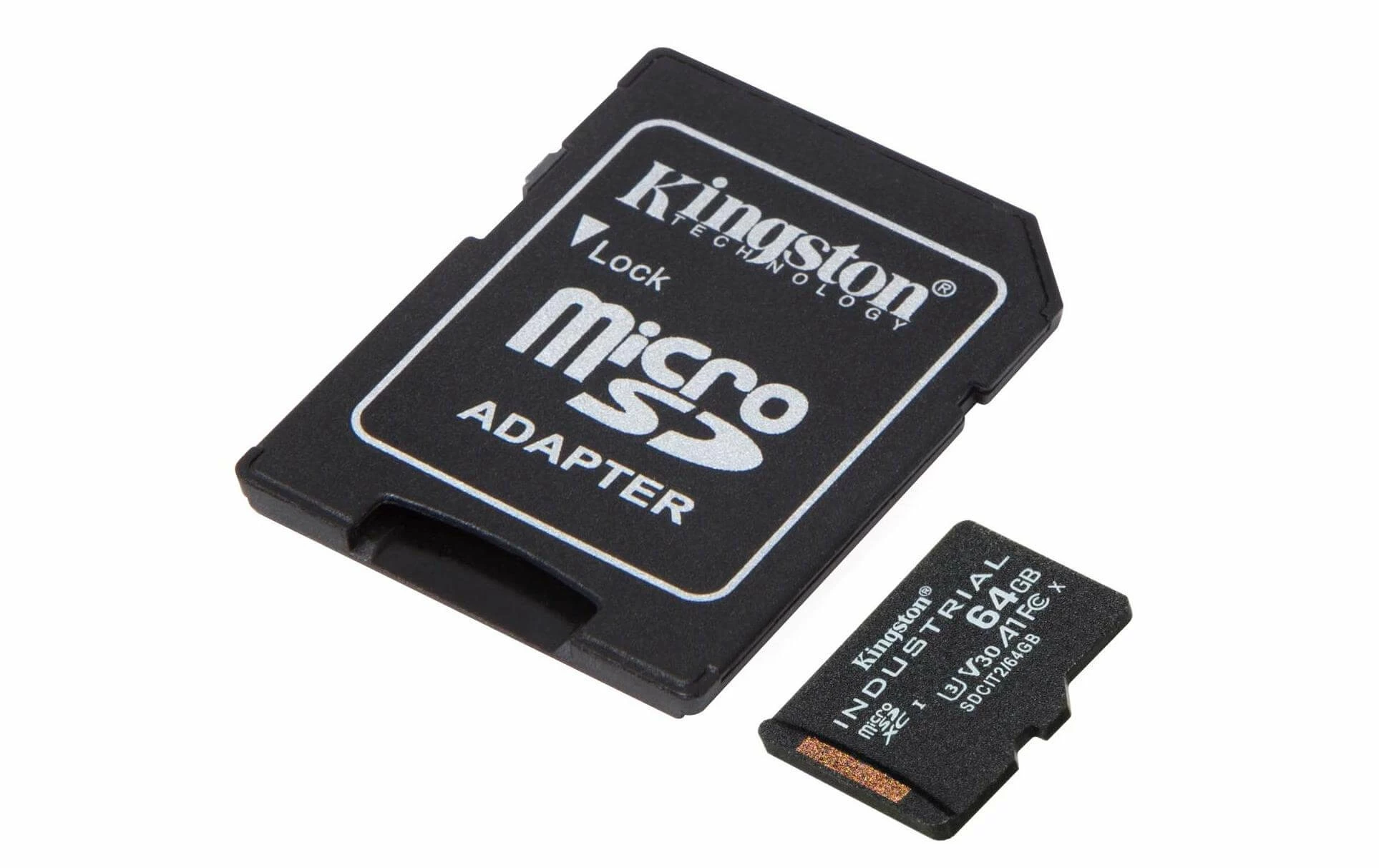 Kingston Carte MicroSDHC Industrial UHS-I 64 GB - Cartes Mémoire – Image 2