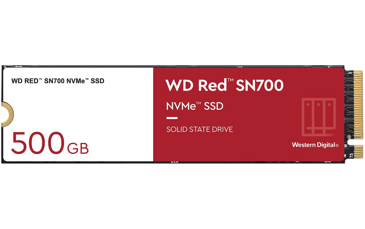 Western Digital SSD WD Red SN700 M.2 2280 NVMe 500 GB - SSD (Solid State Disks)