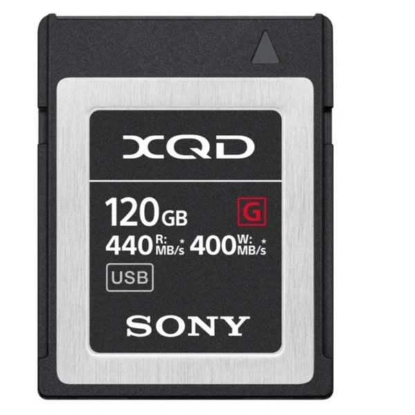 Sony XQD 2.0 G-Series 120GB - UHS-II, 440MB/s - Cartes Mémoire