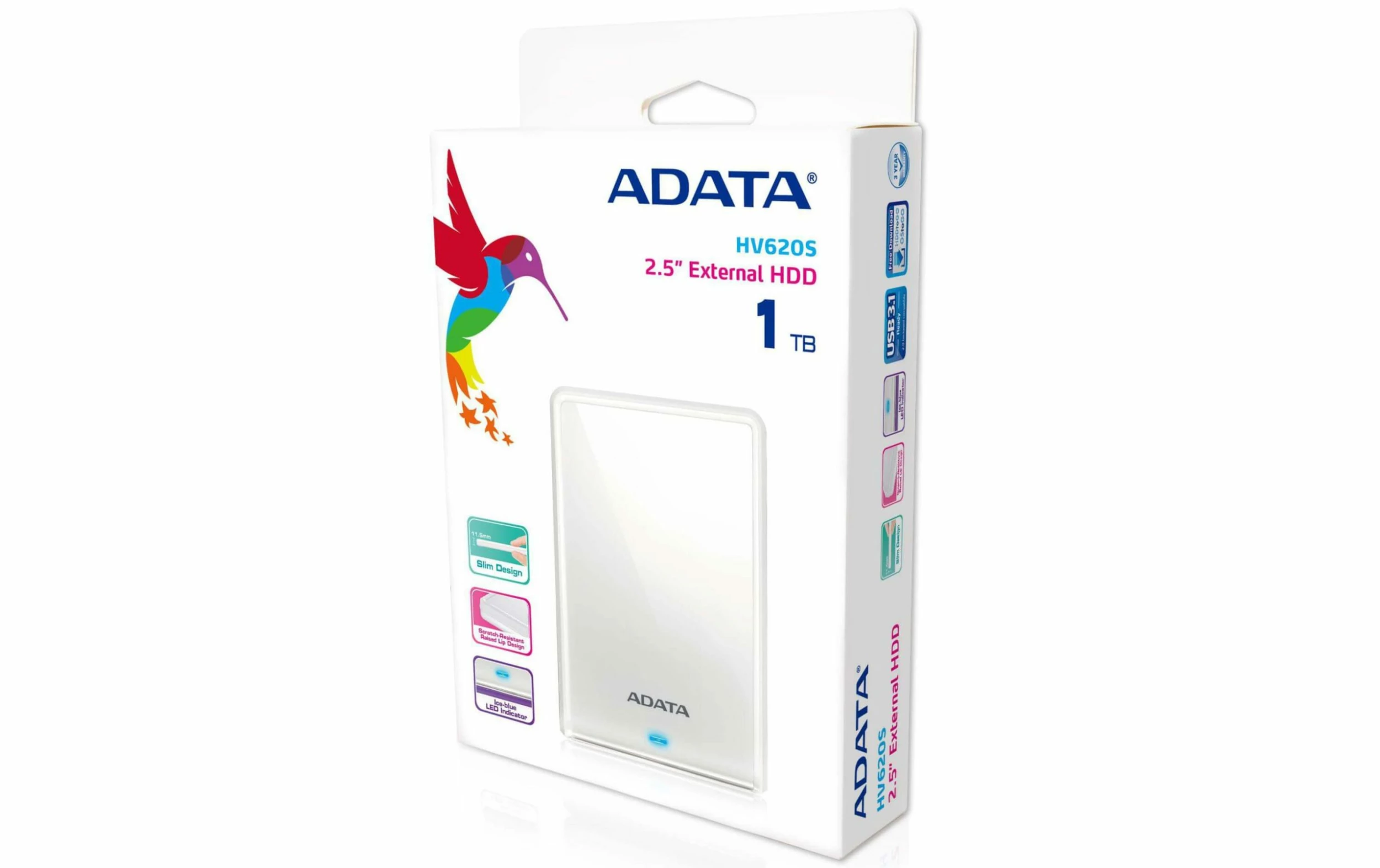 ADATA Disque Dur Externe HV620S 2 TB - Disques Durs Externes – Image 3