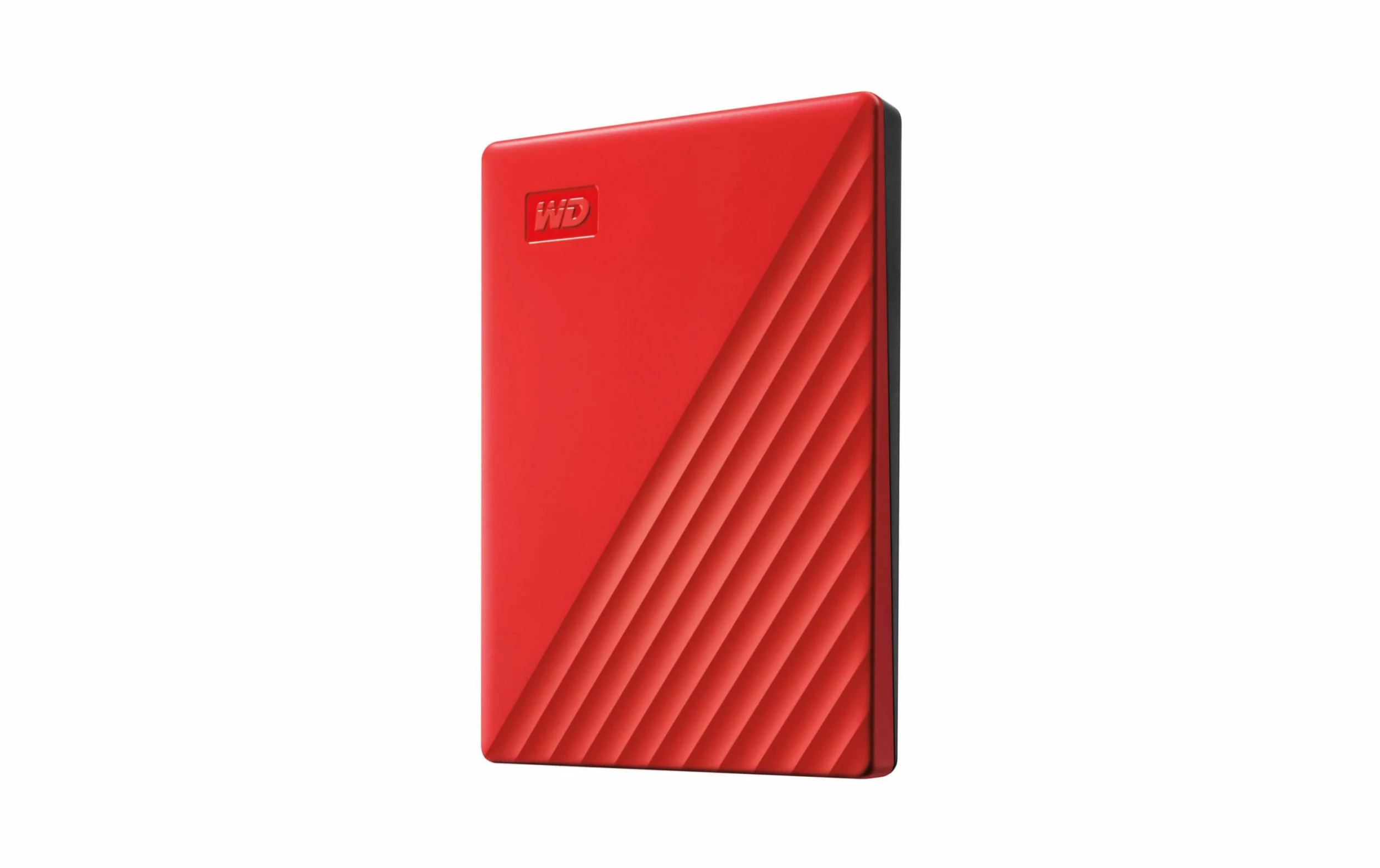 WD Western Digital Disque Dur Externe My Passport 2 TB, Rouge - Disques Durs Externes