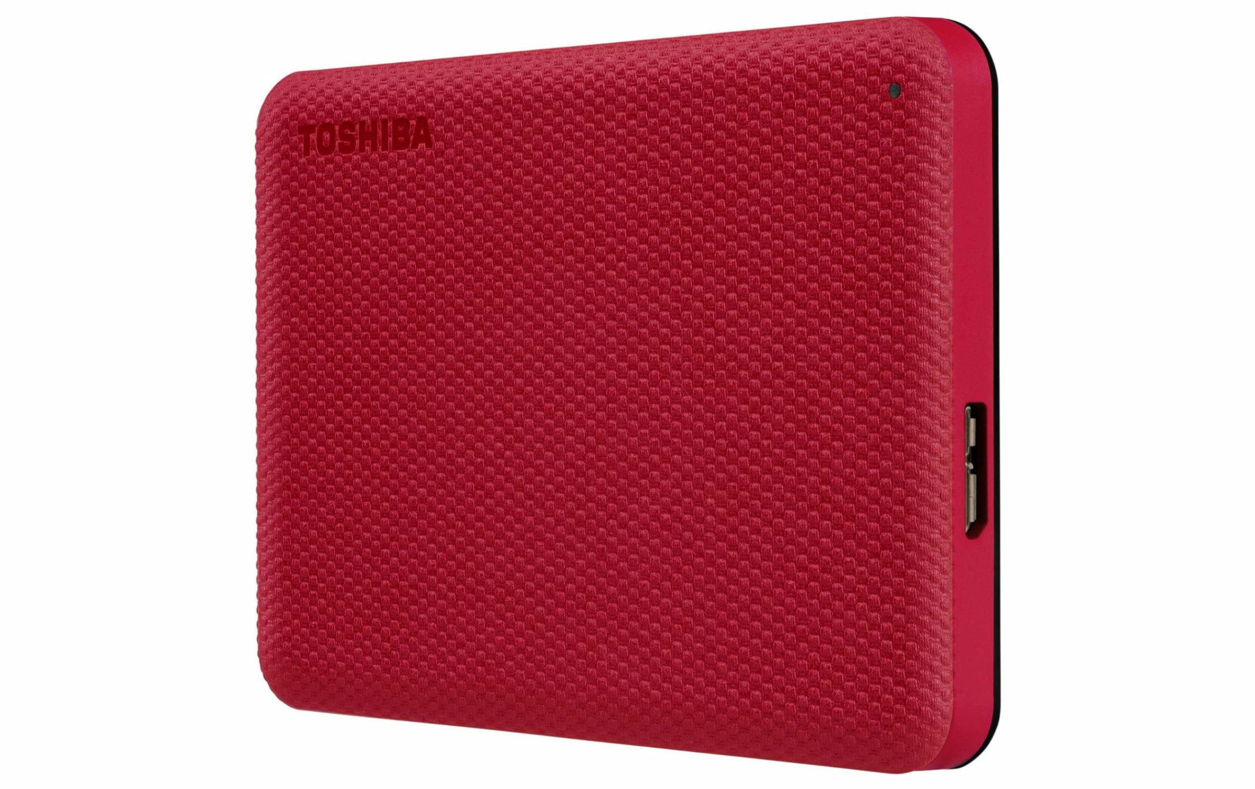 Toshiba Disque Dur Externe Canvio Advance 2 TB, Rouge - Disques Durs Externes