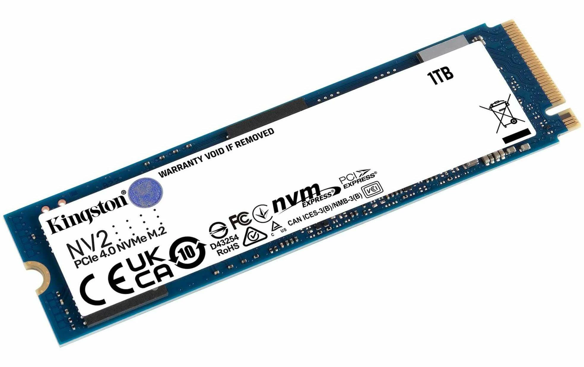 Kingston SSD NV2 M.2 2280 NVMe 1000 GB - SSD (Solid State Disks) – Image 2