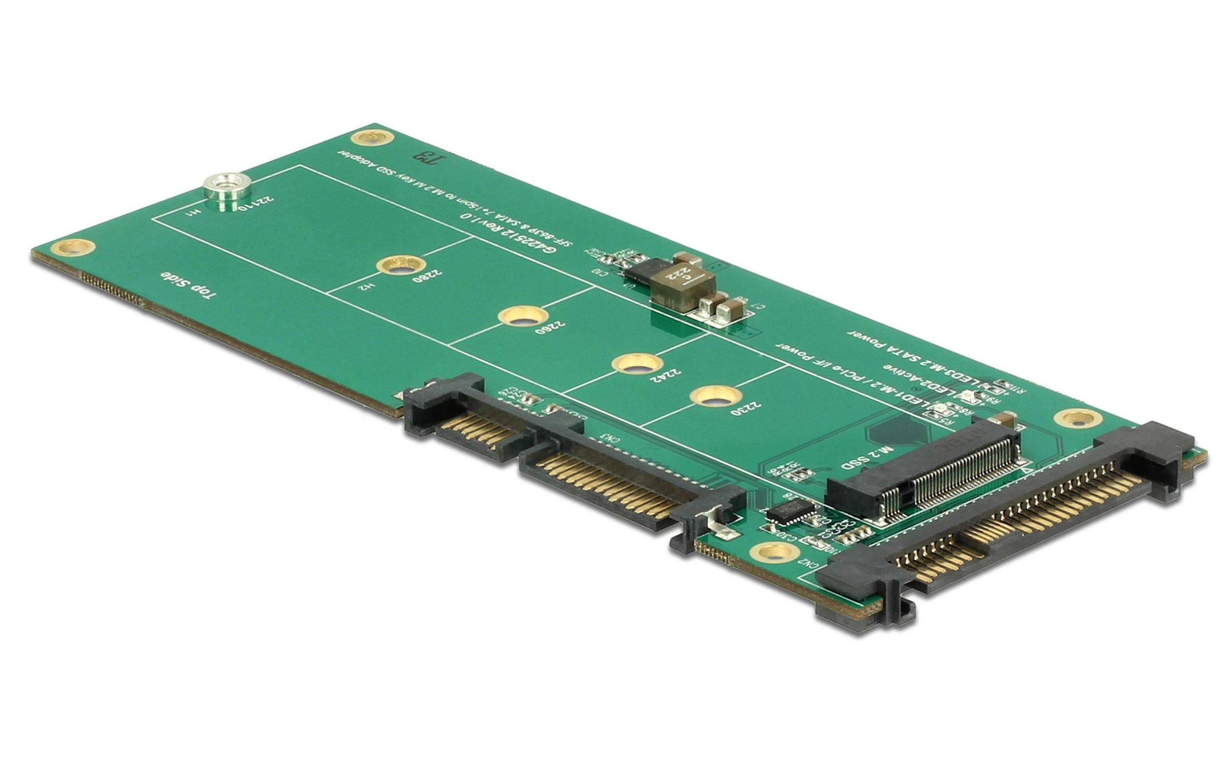 DeLock Platine Adaptatrice M.2 NVMe – U.2/SATA - Accessoires Supports De Mémoire – Image 2