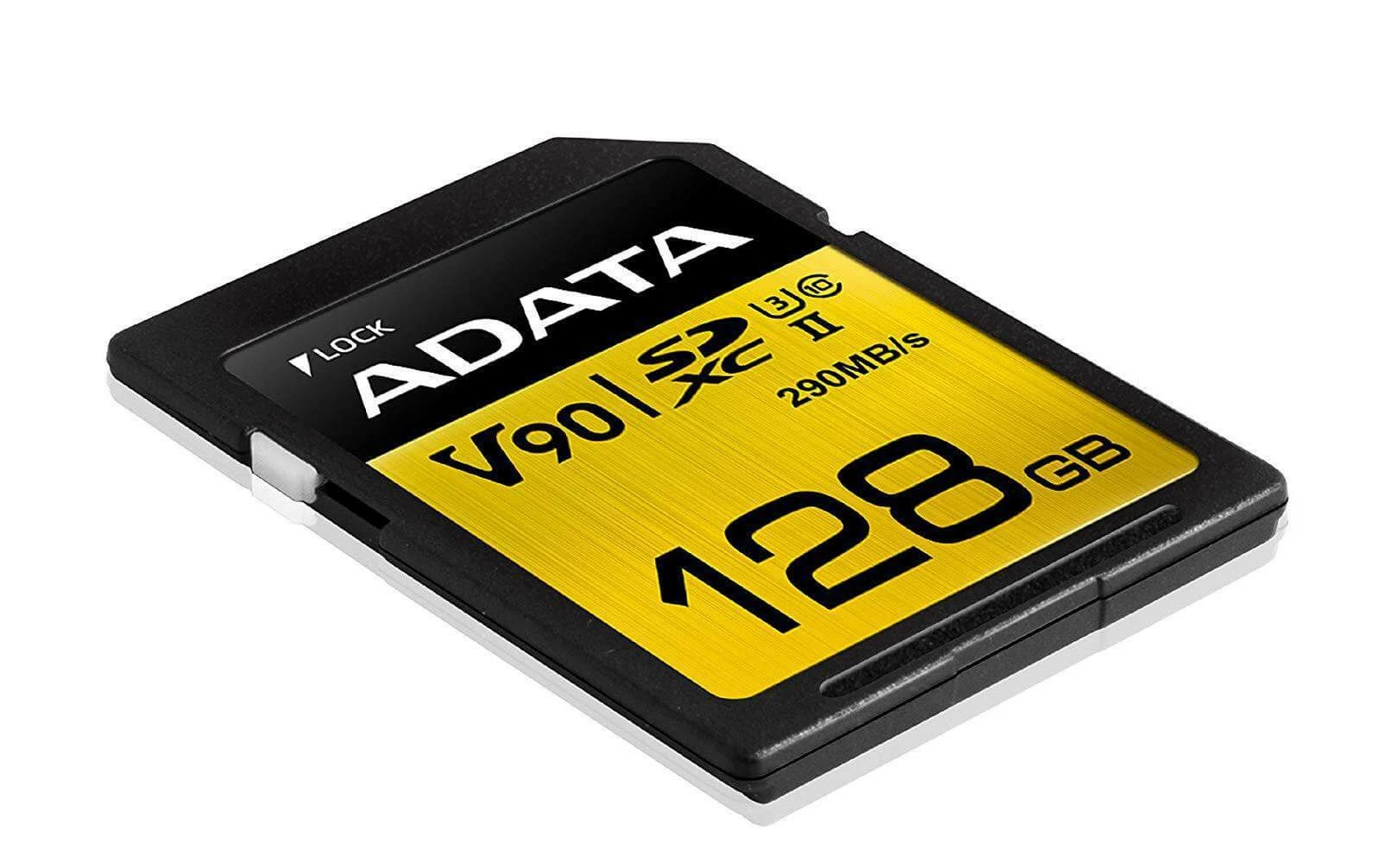 ADATA Carte SDXC Premier ONE UHS-II 128 GB - Cartes Mémoire – Image 2
