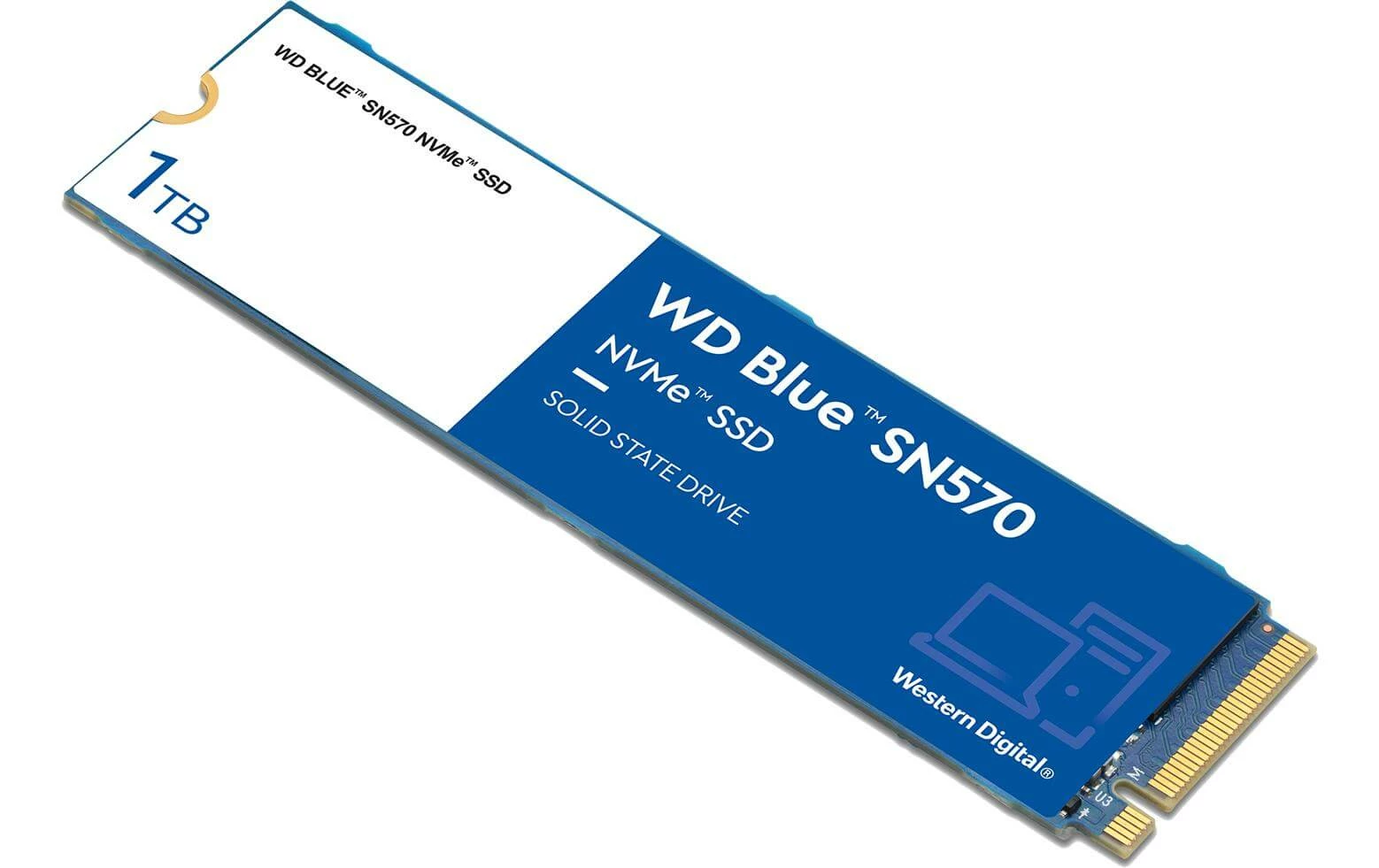 Western Digital SSD WD Blue SN570 M.2 2280 NVMe 1000 GB - SSD (Solid State Disks) – Image 2