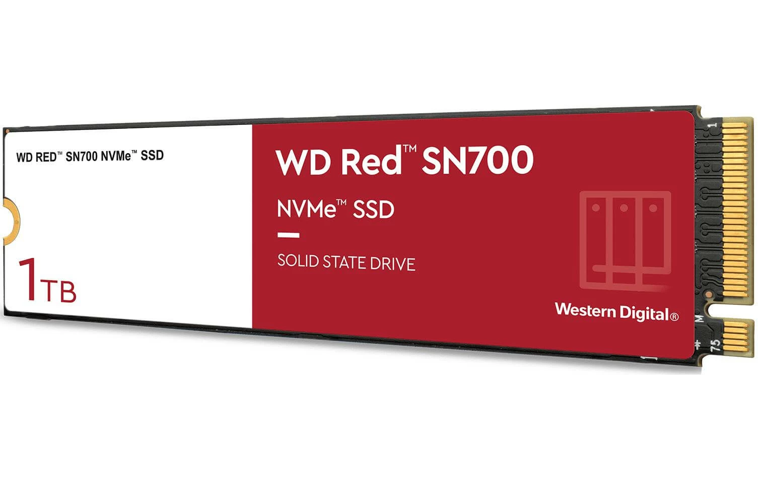 Western Digital SSD WD Red SN700 M.2 2280 NVMe 1000 GB - SSD (Solid State Disks) – Image 2