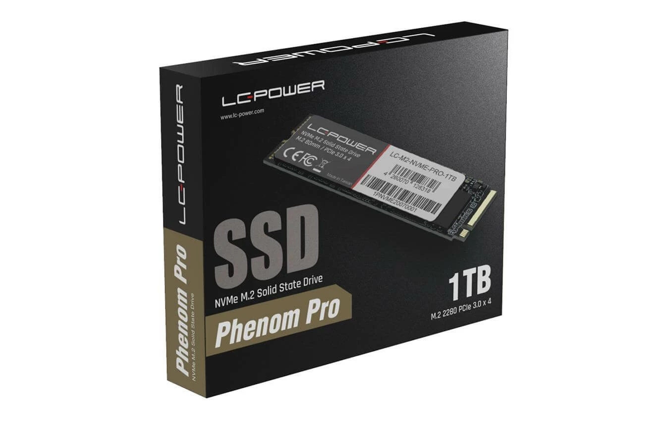 LC-Power SSD Flash Phenom Pro M.2 2280 NVMe 1000 GB - SSD (Solid State Disks) – Image 2