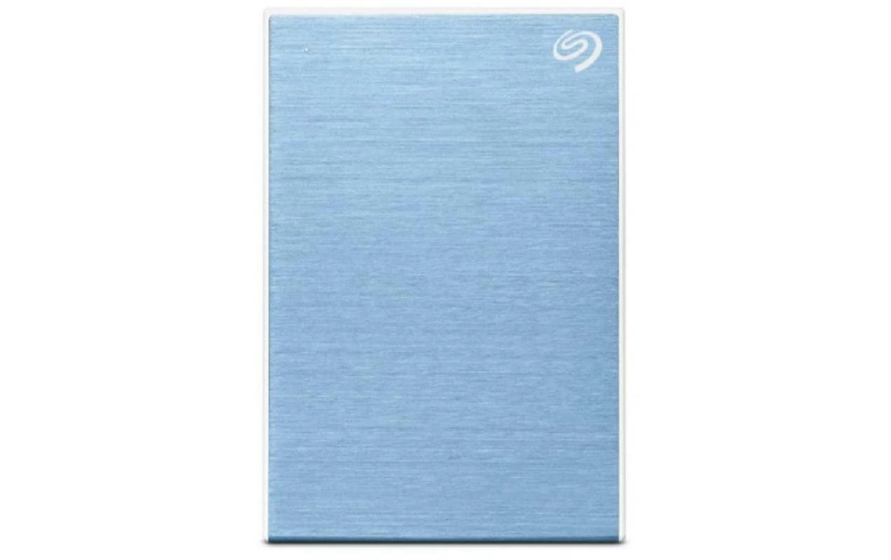 Seagate Disque Dur Externe One Touch Portable 4 TB, Bleu Clair - Disques Durs Externes