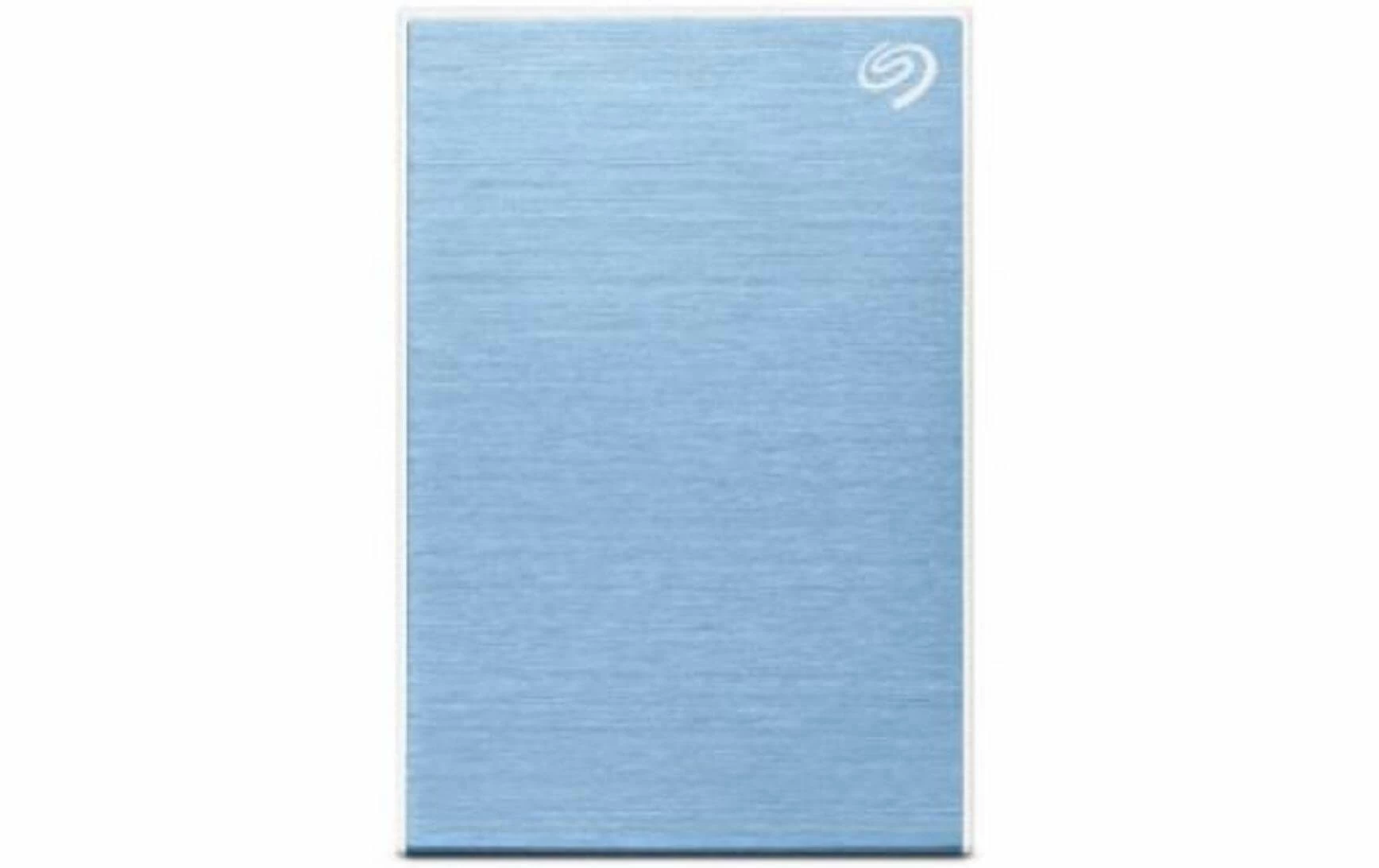 Seagate Disque Dur Externe One Touch Portable 5 TB, Bleu Clair - Disques Durs Externes