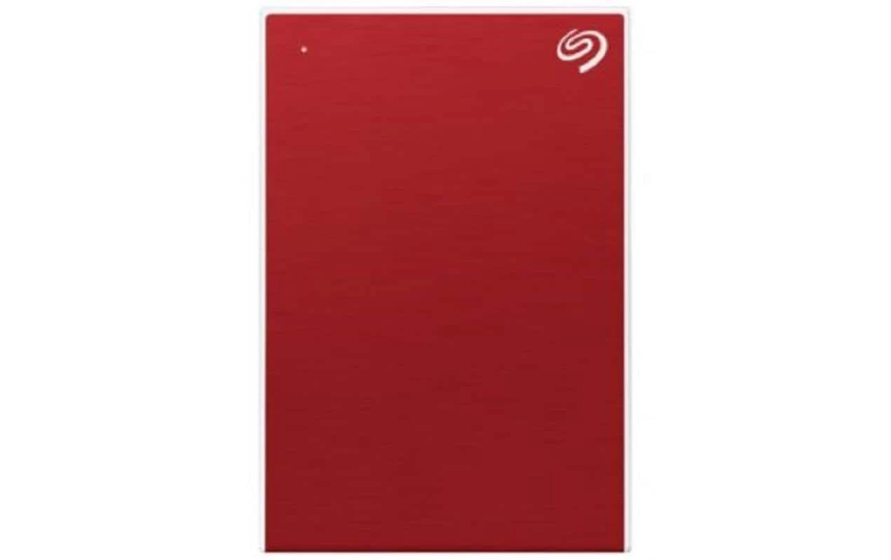Seagate Disque Dur Externe One Touch Portable 5 TB, Rouge - Disques Durs Externes