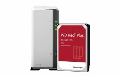 Synology NAS DiskStation DS120j 1-bay WD Red Plus 1 TB - NAS