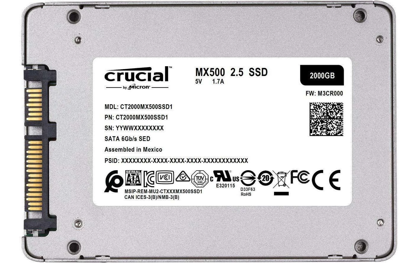 Crucial SSD (Solid State Disks) SSD MX500 2.5 – Image 3
