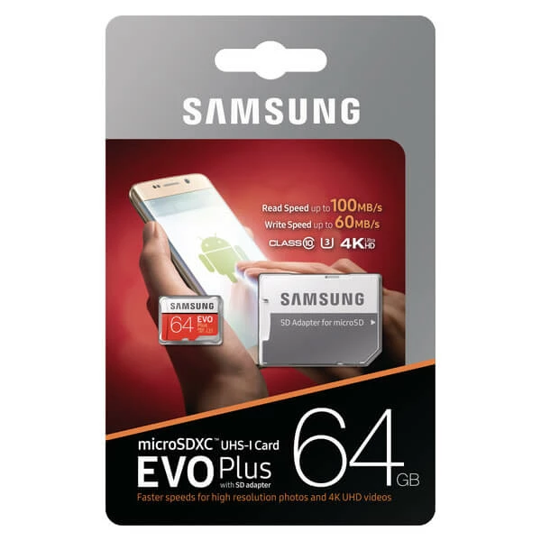 Samsung Micro SDXC 64 GB Evo Plus - Cartes Mémoire – Image 3