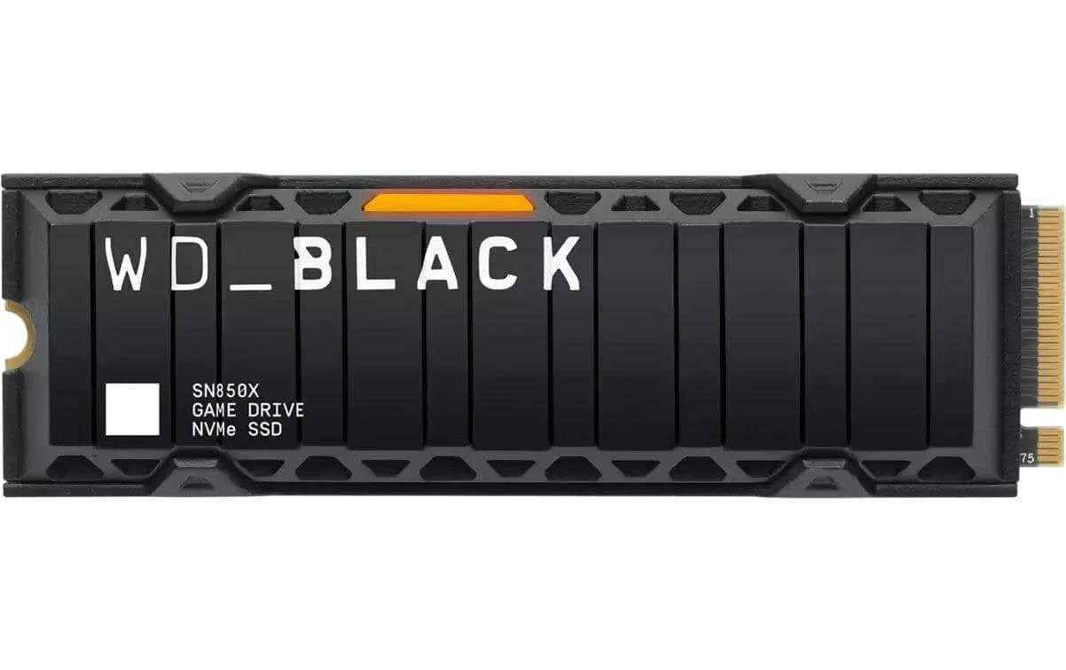 WD Black SSD SN850X Gaming Heatsink M.2 2280 NVMe 2000 GB - SSD (Solid State Disks)