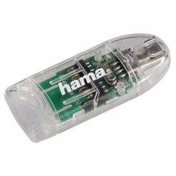Hama Cardreader USB-2.0 8in1 Transparent - Sticks USB
