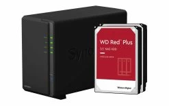 Synology NAS DiskStation DS218play 2-bay WD Red Plus 4 TB - NAS