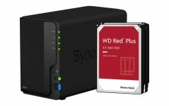 Synology NAS DiskStation DS218 2-bay WD Red Plus 12 TB - NAS