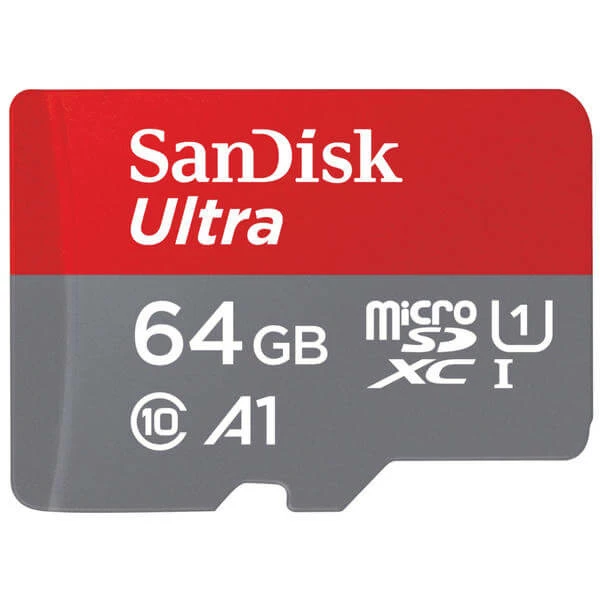 SanDisk Ultra MicroSDHC 64GB - 120MB/s, U1, UHS-I - Cartes Mémoire