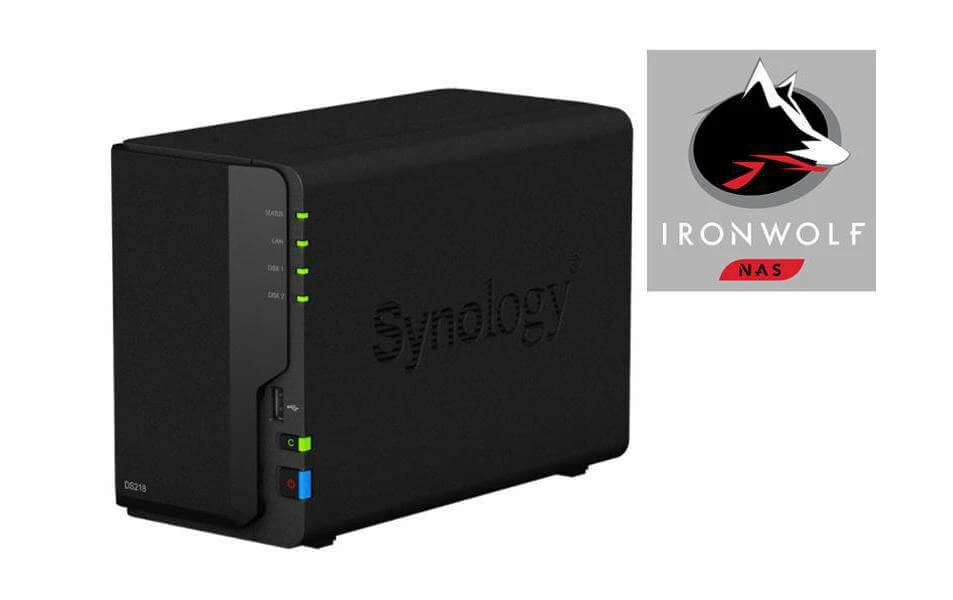 Synology NAS DiskStation DS218 2-bay Seagate IronWolf 12 TB - NAS – Image 2